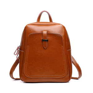 Vendita all'ingrosso di 2024 <span class=keywords><strong>borsa</strong></span> per <span class=keywords><strong>zaino</strong></span> in vera <span class=keywords><strong>pelle</strong></span> oliata per donne di lusso - Product Image 1