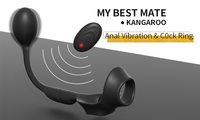 Männliche Prostata Massage Vibrator Anal Plug Tragen Silikon Stimulieren Massage gerät Verzögerung Ejakulation Ring Spielzeug für Männer