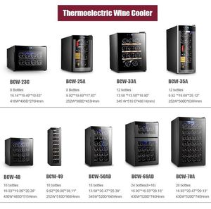 24-bottles Double Zone Thermoelectric ODM Service PSE Factory Wholesale <b>Wine</b> Fridge Cooler and Storage Refriegerator for Home Wi - Product Image 3