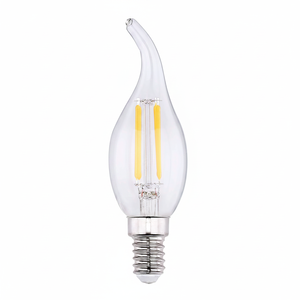 Lampada a candela LED, punta trasparente, E14, 6W, 800Lm, 4000K (B&B 121175) - Product Image 2