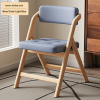 Chaise de salle à manger moderne pliable, imperméable et légère avec dossier stable, idéale pour gagner de la place dans les appartements