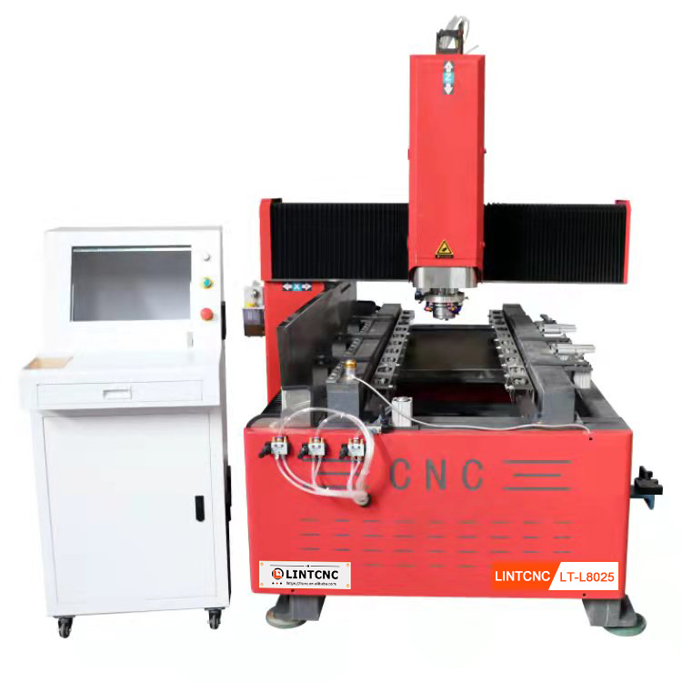 glass door key hole slotting cutting machine drilling equipment LT-8025