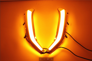 1 Juego de Luces LED DRL Amarillas de Señal de Giro, Luces de Circulación Diurna con Relé para <span class=keywords><strong>Subaru</strong></span> <span class=keywords><strong>Forester</strong></span> 2013 2014 2015 2016 <span class=keywords><strong>2017</strong></span> 2018 - Product Image 5