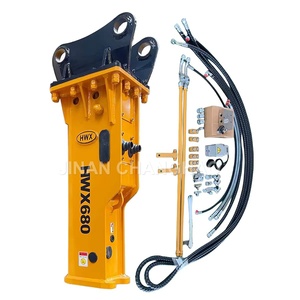 Marteau hydraulique brise-roche 3cx 4cx pour pelle rétrocaveuse avec kit de tuyauterie - Product Image 3