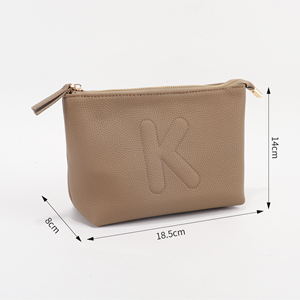 Custom Eco-friendly Fashion Lady Cosmetic Bags Reusable Water Resistant PU Travel Outdoor <b>Makeup</b> Pouch Zipper Storage <b>Cases</b> - Product Image 6