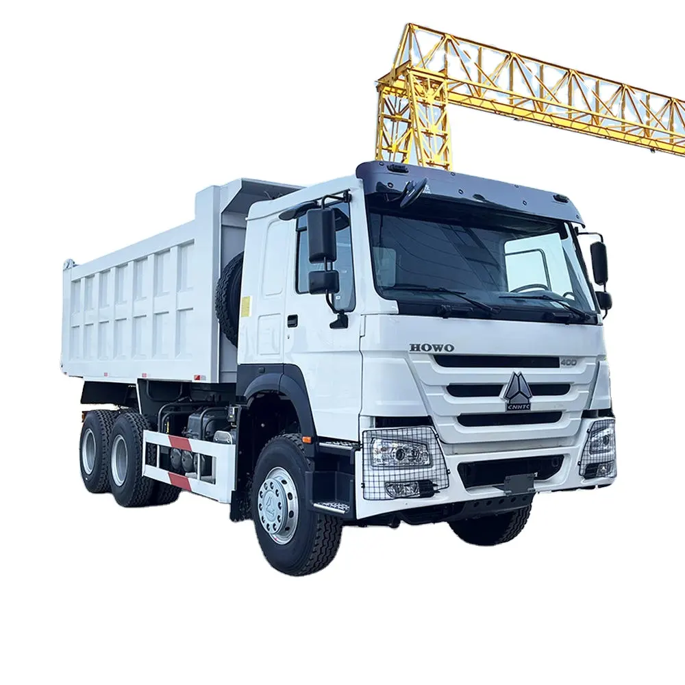 new Howo 10ton 30ton 6x4 380hp 400hp 460hp 10 wheeler euro2 logistic sinotruk dump tipper truck for Africa