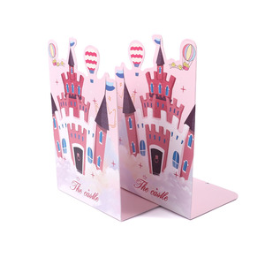 FOSKA Fermalibri Antiscivolo a Forma di Castello, Accessori da Scrivania Premium Resistenti, Fermalibri in Metallo per Bambini - Product Image 1