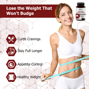 Appetite Control Capsules with Chromium and Riboflavin 100% Natural Gluten-Free <b>Supplement</b> for Adult Healthy Weight Management - Product Image 4