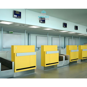 Trắng sân bay tiếp nhận acrylic rắn bề mặt bàn kiểm tra trong truy cập - Product Image 6