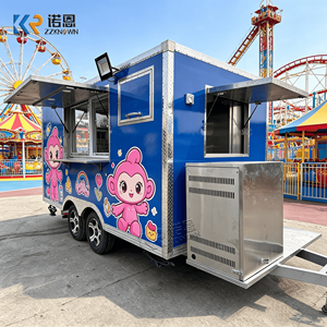 Camion de restauration de rue, cuisine mobile, camionnette de restauration, remorque de cuisine entièrement équipée, bar extérieur, <span class=keywords><strong>caravane</strong></span>, kiosque, chariot barbecue - Product Image 1