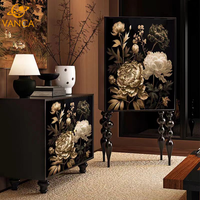 Nouvelle table d'entrée en bois massif de style chinois - Banc mural de style long - Comptoir décoratif pour la maison - Étagère de rangement pour le hall d'entrée