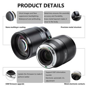 VILTROX-lente principal de enfoque automático para cámara <span class=keywords><strong>Sony</strong></span>, lente de teleobjetivo de 85mm, F1.8 II, STM, AF, retrato para cámara <span class=keywords><strong>Sony</strong></span> E, A9II, <span class=keywords><strong>a7IV</strong></span>, a7RV, a7SII, A6500 - Product Image 5
