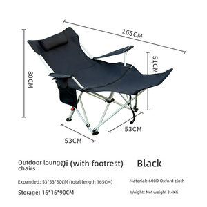 In Stock Hot Seller Metal Ultralight Portable Fishing Beach Lawn Chair Small Moon Camping Chair Outdoor - Product Image 5