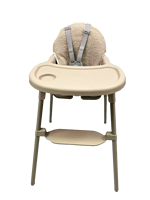 Chaise haute pour bébé réglable fabriquée en usine avec repose-pieds, portable, adaptée aux salons, aux chambres minimalistes et aux hôtels