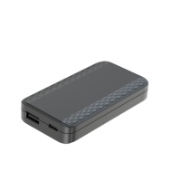 Chargeur rapide ultra-fin 65W PD 3.0 QC 3.0/4.0 GaN, design pliable, ports USB-C/USB-A, pour ordinateurs portables, tablettes, ignifuge OTP