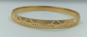 Designer Gold Plated Men's <b>Kada</b> Classic Traditional Bracelet Fashion Jewelry Premium Male Accessory for Modern and Ethnic - Product Image 4