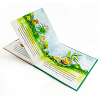 Animaux à couverture rigide imprimés personnalisés pour enfants, histoires au coucher, Anime Manga Books Hard Cover Story Books For Kids