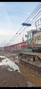 China made Sany <b>used</b> 100 tons CRAWLER <b>crane</b> 100t crawler type <b>crane</b> in good condition cheap for sale - Product Image 3