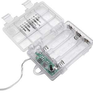Guirnalda de Luces LED de 5 Metros, Color Blanco Cálido, Decoración para el Hogar, Navidad, Bodas, Luces de Cobre, Funciona con Pilas, Luces de Hadas Flexibles - Product Image 5