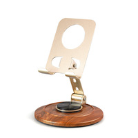 Support rotatif pour téléphone portable et tablette, prix d'usine, pliable, base épaissie ajourée pour dissipation thermique, super stable
