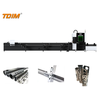 Machine de découpe laser de tubes avec système de contrôle Cypcut, semi-automatique, pour le poinçonnage de tuyaux, découpeuse laser à fibre