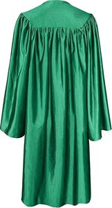 Service OEM – Ensemble de toge de graduation personnalisée en tricot brillant 100 % polyester avec toque noire et pompon pour l'école primaire, le collège et l'université - Product Image 5