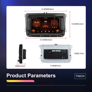 วิทยุติดรถยนต์ Podofo ระบบแอนดรอยด์ ขนาด 7 นิ้ว ความจุ 2+64G รองรับ Carplay และ Android Auto พร้อม GPS WIFI RDS สำหรับรถยนต์ VW/Polo/Candy/Skoda/Jetta/Seat/Touran/Passat/Golf 5 6 - Product Image 5