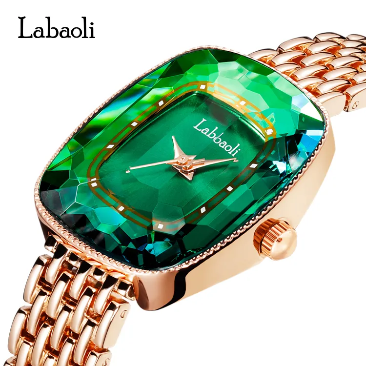 LABAOLI LA113 top brand luxury stainless steel quartz square women watch minimalist customized waterproof oem watch