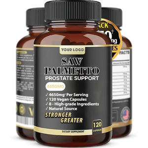 Complément de palmier nain en gros pour la santé masculine, fonction de la prostate, capsules de palmier nain pour la prostate, extrait de pilules, 120 capsules - Product Image 5