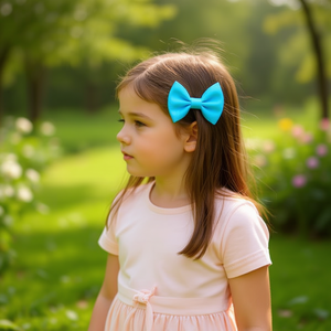 ILAN Pajalitas Bow Ties 3,0 cm x 1,5 cm Accessori per capelli blu per ragazze 8 pezzi - Product Image 3