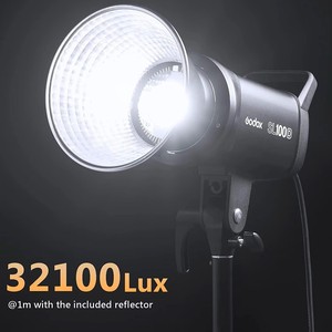 Lumière vidéo LED COB bicolore 200W CRI 95+ Éclairage d'un mètre 68000Lx Monture Bowens Ventilateur silencieux pour éclairage de studio photo - Product Image 5