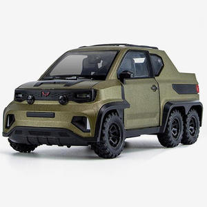 Wuling Hongguang-mini camioneta de aleación para niños, coche de simulación, modelo de coche de metal, coche de juguete, 1:18 - Product Image 2