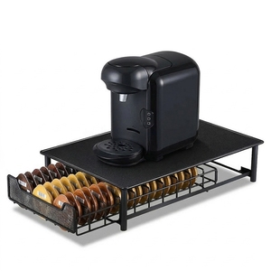 Organisateur de dosettes de café <span class=keywords><strong>Tassimo</strong></span> dédié à 60 dosettes, à double tiroir - Base antichoc pour support de machine à café et usage domestique - Product Image 6
