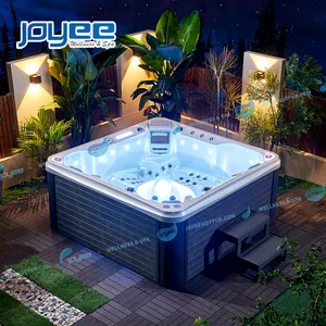 JOYEE अभिनव डिजाइन एक्रिलिक यूरोप टब स्वीमिंग जेट आउटडोर भँवर पूल मालिश हॉट टब भँवर के साथ अच्छी कीमत