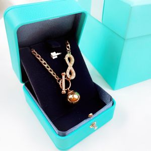 Venta caliente Día de la madre Regalo del Día del padre Colgante de clavícula esférico y en forma de 8 Collar minimalista delica - Product Image 5