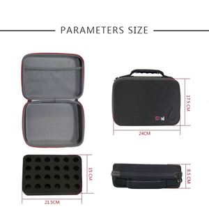 Étui rigide portable pour 24 flacons d'huiles essentielles de 5 ml, 10 ml et 15 ml, sac de voyage pour huiles essentielles - Product Image 5