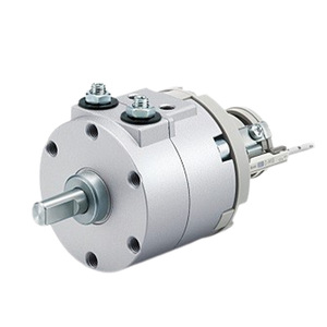 SMC CDRQ2BS30 180C <b>Swing</b> Cylinder Aluminum Body Dual Action Pneumatic Buffer Magnetic Rotary Cylinder - Product Image 2