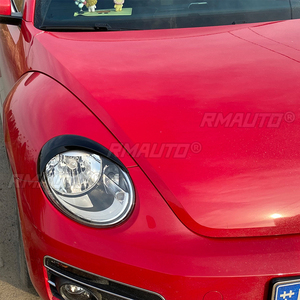 ฝาครอบตกแต่งขอบไฟหน้ารถยนต์ 2 ชิ้น สำหรับ Volkswagen Beetle 2012-2018 GTI สติ๊กเกอร์ติดขอบไฟหน้ารถยนต์ - Product Image 6