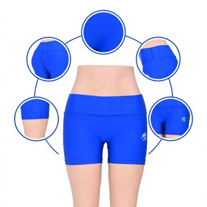Pantalones cortos de motorista personalizados para mujer, pantalones cortos de playa para mujer, pantalones cortos de cintura alta para Fitness, Yoga, correr, cintura elástica para mallas de Yoga - Product Image 1