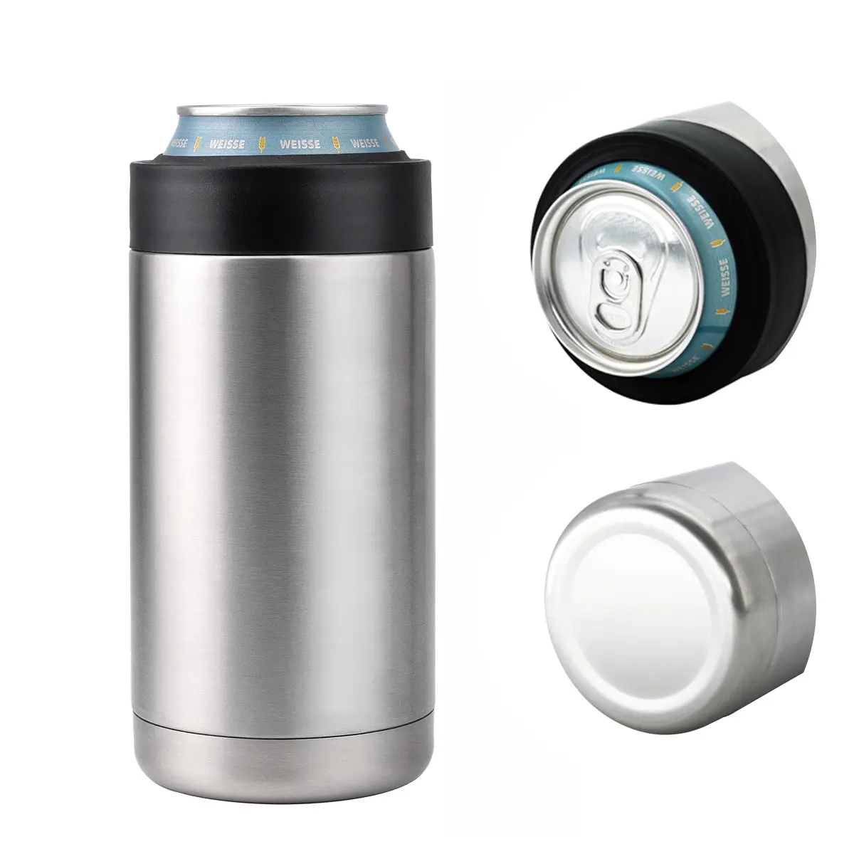 Aço Inoxidável Pode Cooler 12 oz Slim Vacuum Isolado Cola Garrafa Parede Dupla Pode Cooler