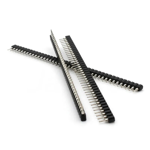 5pcs 1x40P 2.54mm Round Hole Female Header Tin Single Row 40Pin 0.1&quot; Breakable Stackable PCB IC Crystal <strong>Socket</strong> Connector - Product Image 1