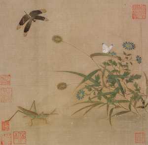 Tranh in kỹ thuật số tranh hoa giả cổ điển Trung Hoa thân thiện với môi trường, trang trí nhà cửa, tranh treo tường, khung tranh - Product Image 6