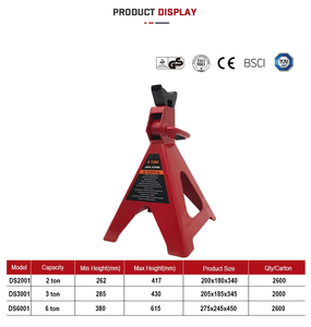 Support de cric de voiture en acier de haute qualité de 6 tonnes avec conception clambing pour voitures SUV capacité de 3 tonnes - Product Image 3