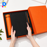Set de Cuaderno Premium de Cuero PU Personalizado para Oficina, Regalo Empresarial, Escritura, Marcapáginas con Cinta, Encuadernación Cosida, Ecológico, Envío Rápido