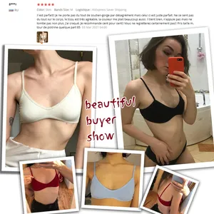 <span class=keywords><strong>Reggiseno</strong></span> di cotone Bralette Sexy da donna intimo intimo <span class=keywords><strong>senza</strong></span> fili <span class=keywords><strong>reggiseno</strong></span> sottile non imbottito Top corto morbido Comfort intimo <span class=keywords><strong>reggiseno</strong></span> - Product Image 3