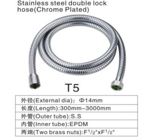 <span class=keywords><strong>Tuyau</strong></span> de douche En Acier Inoxydable Avec Tête de Raccordement À Bride En Caoutchouc De Jardin Mentale <span class=keywords><strong>Tuyau</strong></span> <span class=keywords><strong>Pour</strong></span> <span class=keywords><strong>Cuisine</strong></span> Salle De Bain - Product Image 5
