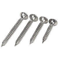 304/316/410 Vis autotaraudeuses à tête plate fraisée en acier inoxydable tornillos