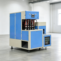 Machine de soufflage semi-automatique à 4 cavités pour le moulage par soufflage de bouteilles PET - Prix