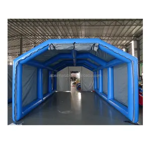 최고 품질 밀폐 PVC 풍선 자동차 페인팅 텐트 커버 캡슐 차고 팽창 식 세차 텐트 팽창 식 스프레이 부스 텐트