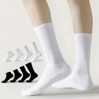 Chaussettes en coton personnalisées avec logo, automne et hiver, chaussettes désodorisées pour hommes et femmes, chaussettes de sport à tube haut pour adolescents